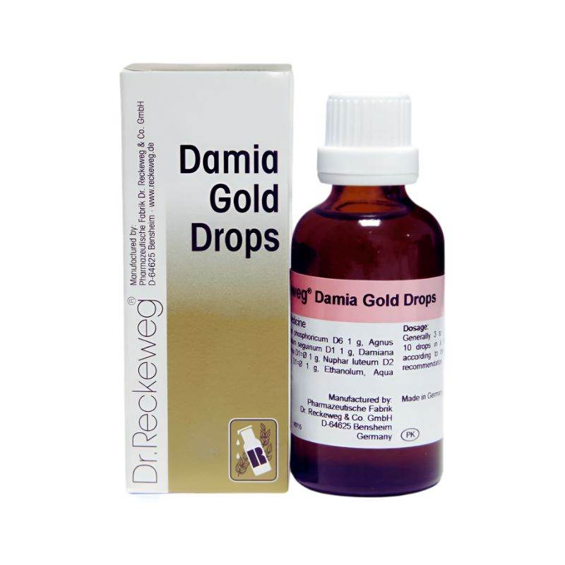 Dr. Reckeweg Damia Gold Sexual Weakness Drops - CondomsOutlet.Pk