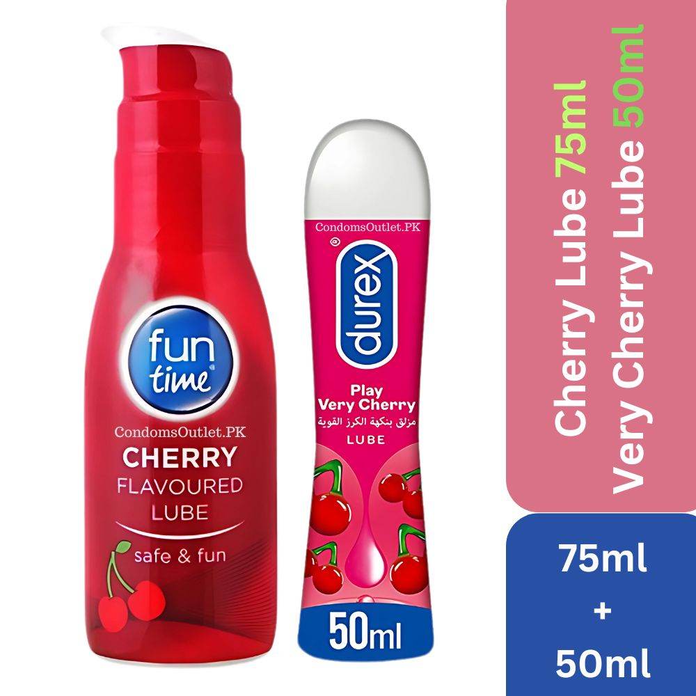 Buy Durex Funtime & Cherry Lube Pack | Flavored Fun | CondomsOutlet.Pk