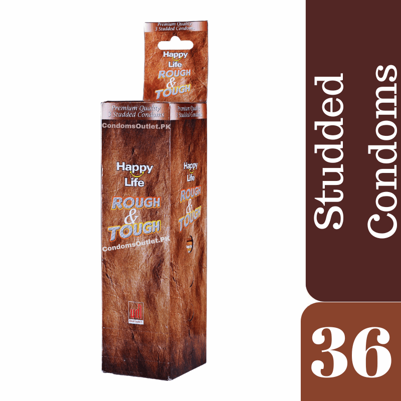 Buy Happy Life Rough & Tough Condoms (36s) | Intense Sensation | CondomsOutlet.Pk