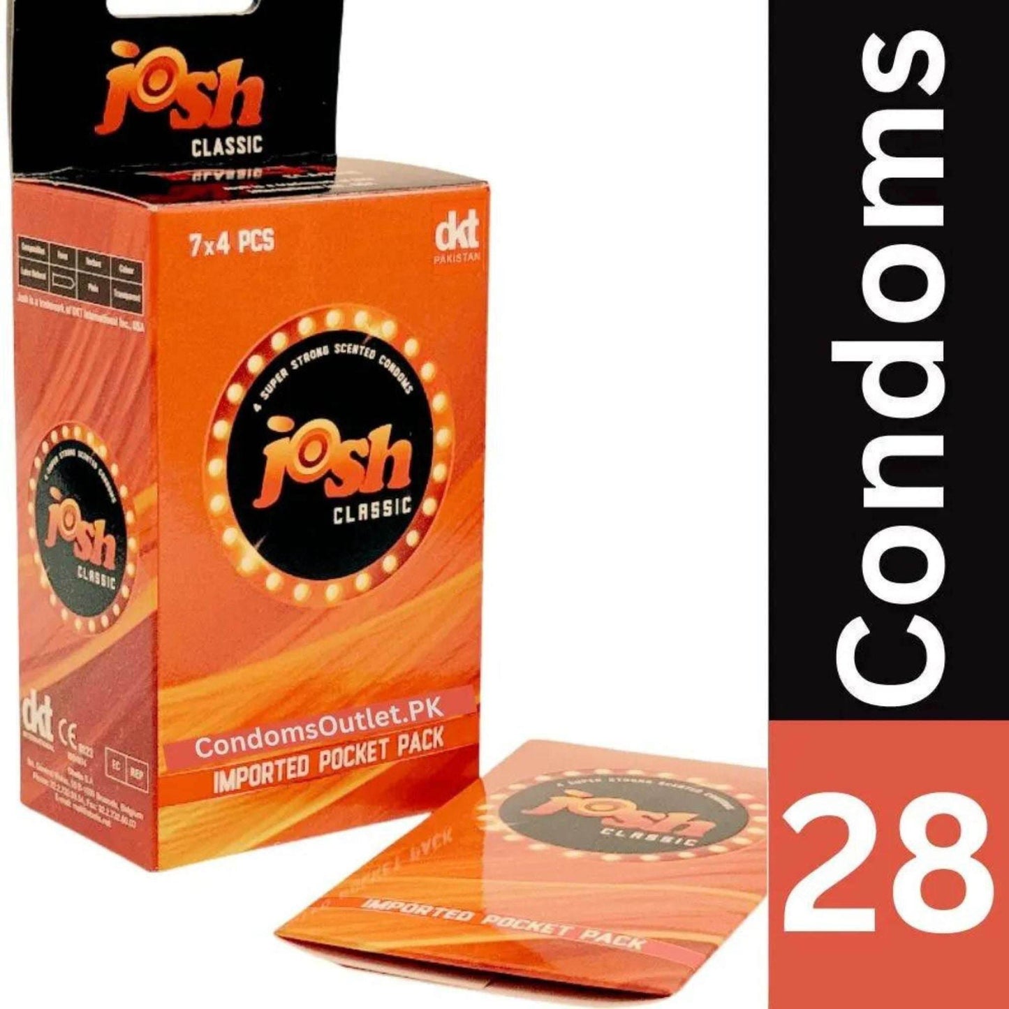 Buy Josh Classic Condoms (28s) Online | Reliable Protection | CondomsOutlet.Pk