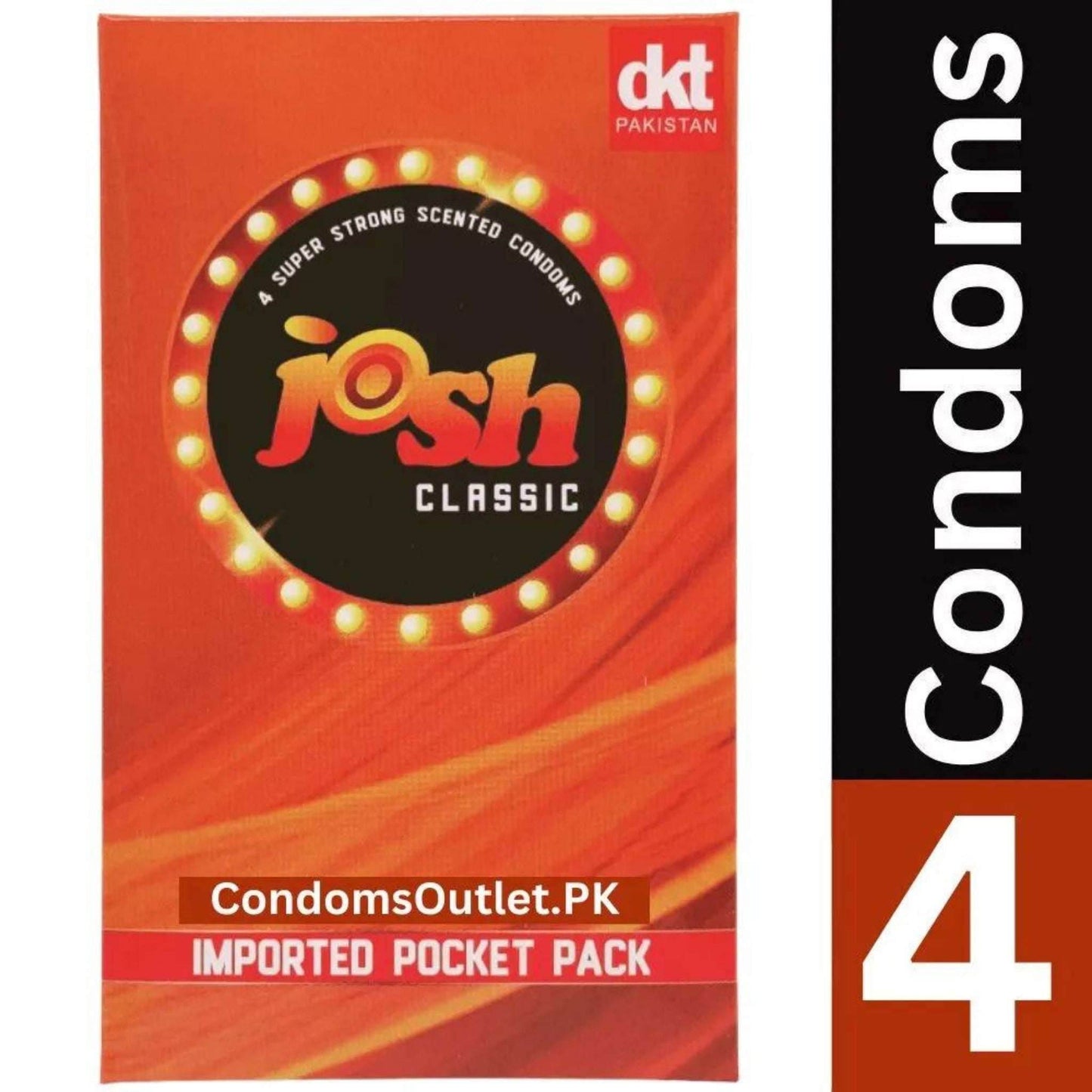 Buy Josh Classic Condoms (4s) Online | WHO & ISO Approved | CondomsOutlet.Pk