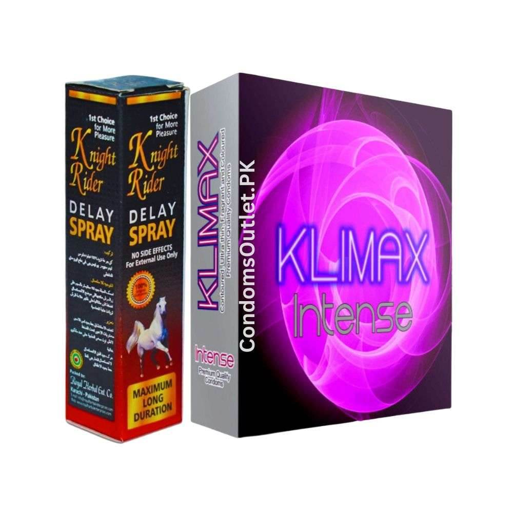 Buy Klimax & Knight Rider Bundle | Textured & Delay | CondomsOutlet.Pk