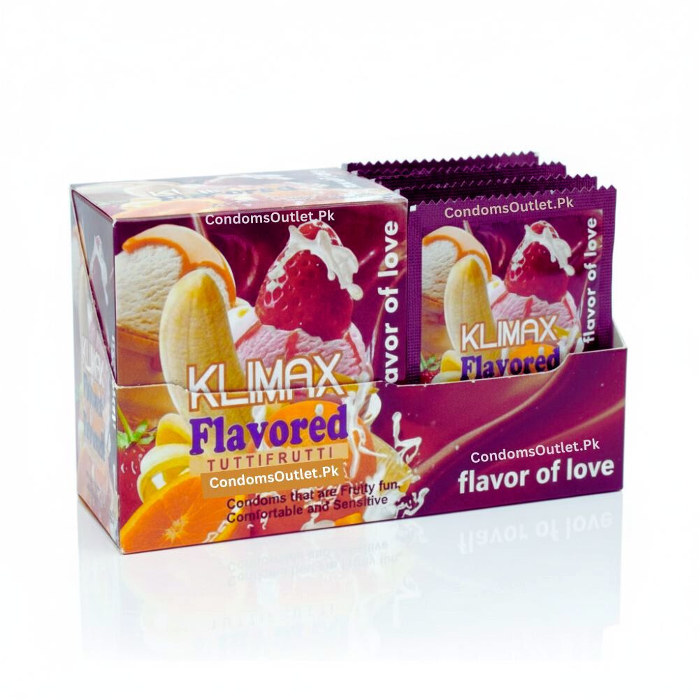 Klimax Tutti Frutti Condoms 4 Pack