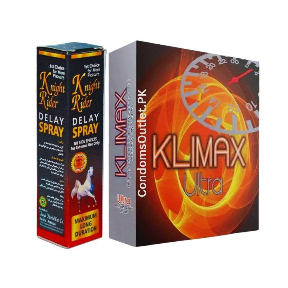Buy Klimax Ultra & Knight Rider Bundle | Thin & Delay | CondomsOutlet.Pk