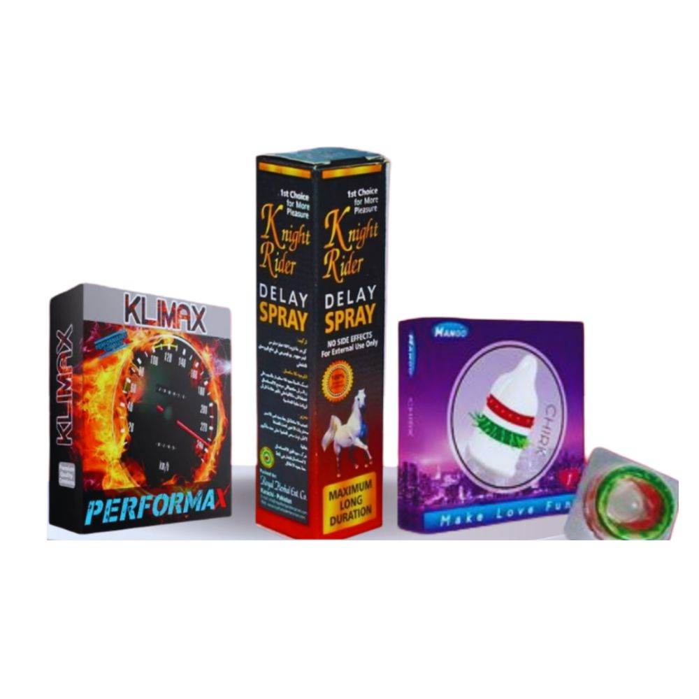 Buy Klimax Performax & Knight Rider Bundle | Spiked & Delay | CondomsOutlet.Pk