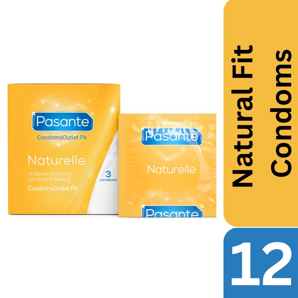 Pasante Naturelle Condoms – Natural Fit - 12 Pack