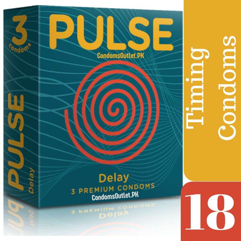 Buy Pulse Delay Condoms (18s) Online | Long Lasting | CondomsOutlet.Pk