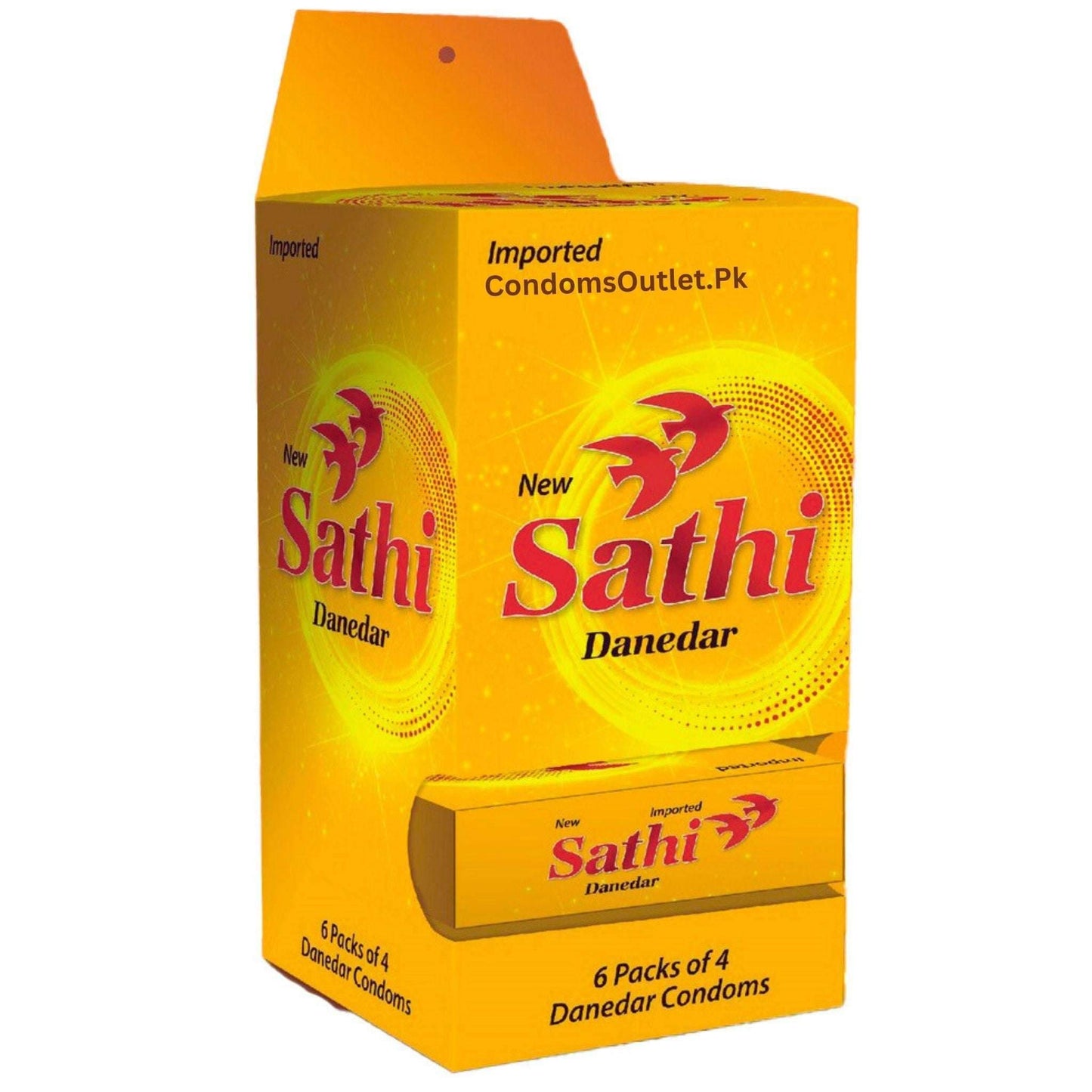 Buy Sathi Danedar Dotted Condoms (24s) | WHO & ISO Approved | CondomsOutlet.Pk