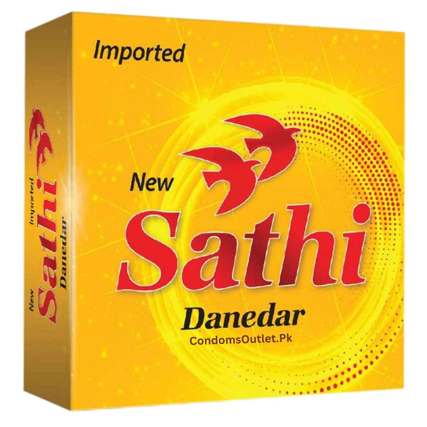 Buy Sathi Danedar Dotted Condoms (4s) | WHO & ISO Approved | CondomsOutlet.Pk
