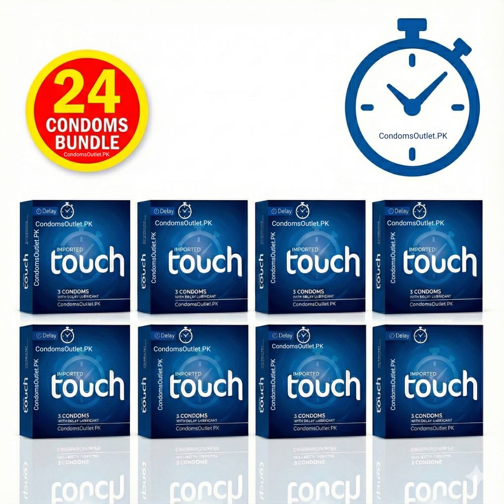 Touch Delay Condoms (24 Pack) | Timing Bundle | CondomsOutlet.pk