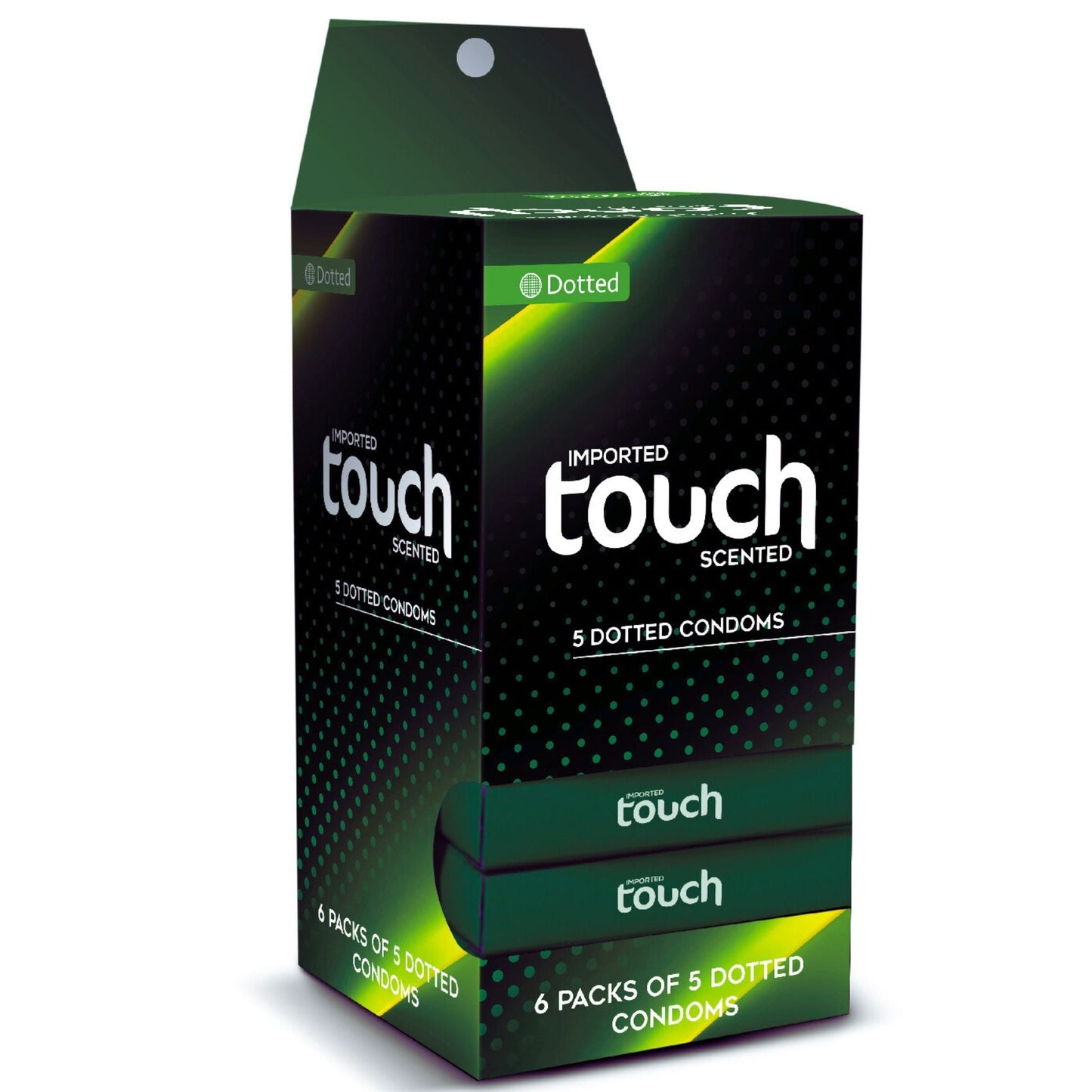 Buy Touch Dotted Condom Dispenser (5s) | Enhanced Pleasure | CondomsOutlet.Pk