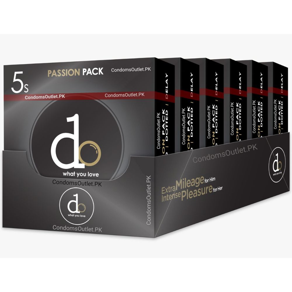 Do 3-in-1 Passion Pack Dispenser (30 Condoms) | Ribbed, Dotted & Delay