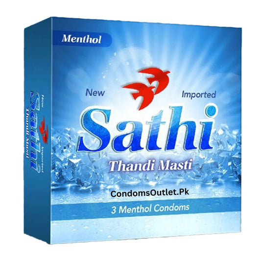 Buy Sathi Menthol Condoms in Islamabad – Cool, Safe &amp; Stimulating - CondomsOutlet.Pk