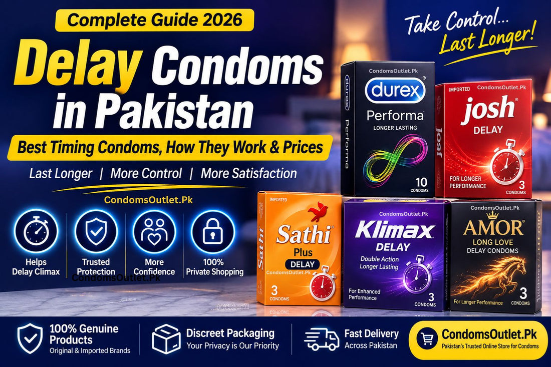 Delay condoms in Pakistan 2026 timing condoms guide