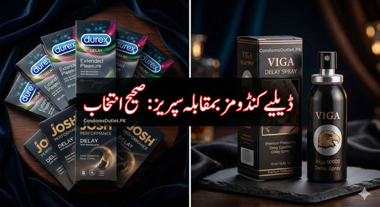 Delay Condoms vs Delay Sprays Timing Barhanay ka Sab se Behtareen Hal