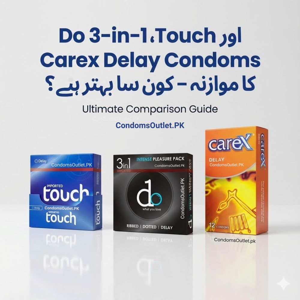 Do 3-in-1، Touch اور Carex Delay Condoms کا موازنہ