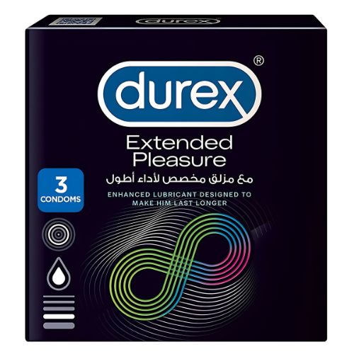 Durex Extended Pleasure Condoms 3s – Buy Delay Condoms in Islamabad - CondomsOutlet.Pk