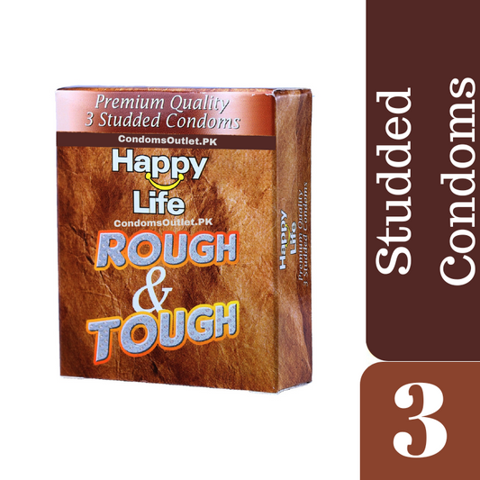 Happy Life Rough and Tough Condoms – Pack of 3 in Islamabad - CondomsOutlet.Pk