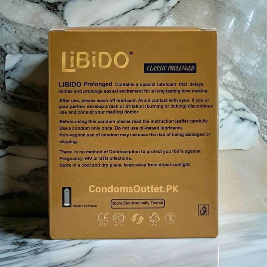 Buy Libido Classic Delay Condoms (3s) | Long Lasting | CondomsOutlet.Pk