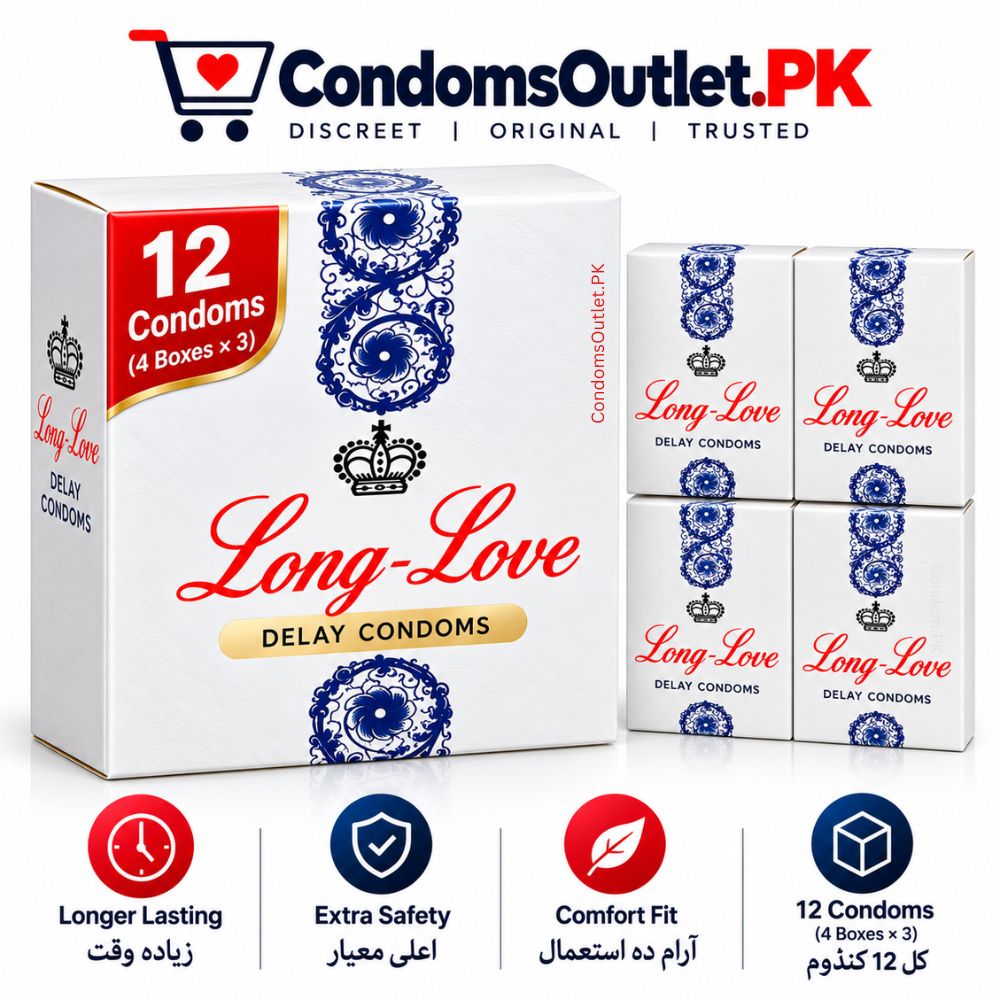 Amor Long Love Condoms - 12 Pack - Extra Timing