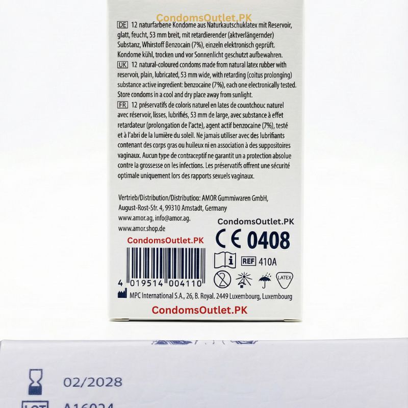 Amor Long Love Condoms - Pack of 12