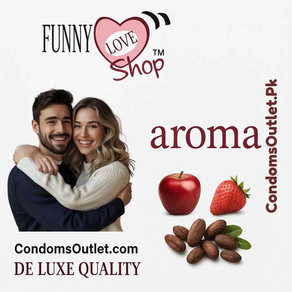 Aroma Flavored Condoms Variety Pack for Fun & Sensation - 3 Pack
