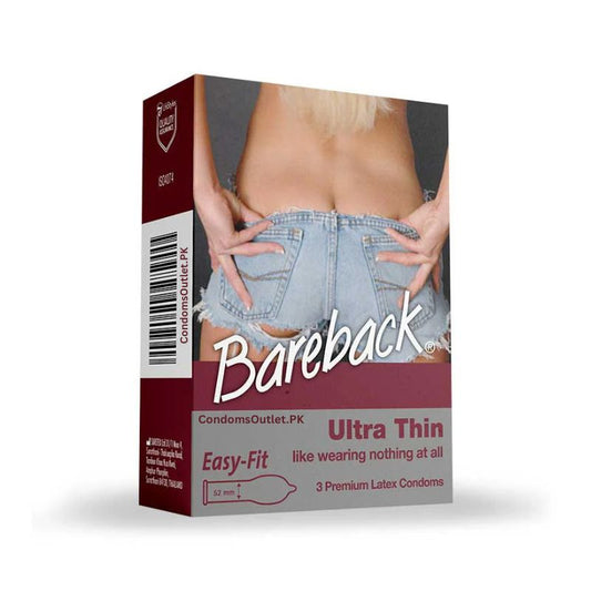 Bareback Ultra Thin Condoms 3 Pack - Supreme Sensitivity