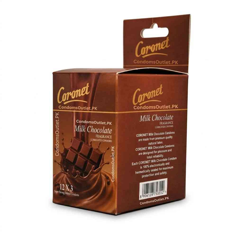 Coronet Milk Chocolate Condoms – Dotted (36 Pack)