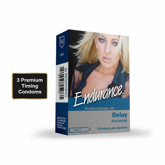 Endurance™ Delay Long Lasting Condoms (3 Pack) - Performance Boost