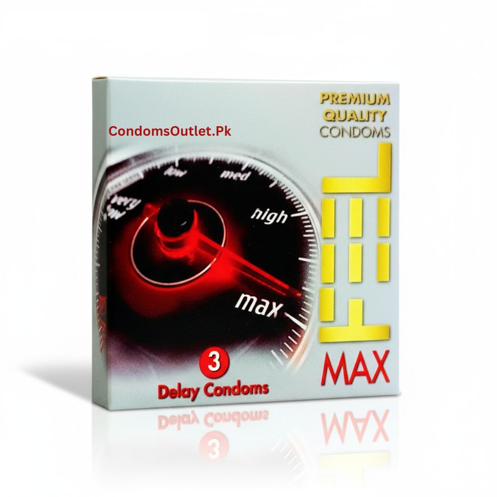 Feel Max Delay Condoms for Maximum Performance - 3 Pack