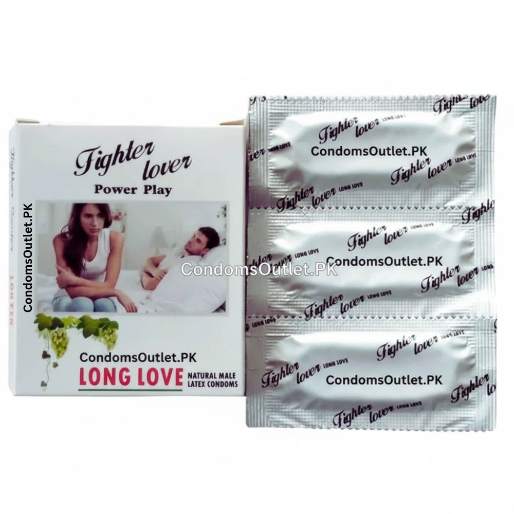 Fighter Lover Power Play Condoms for Confident Performance - 3 Pack