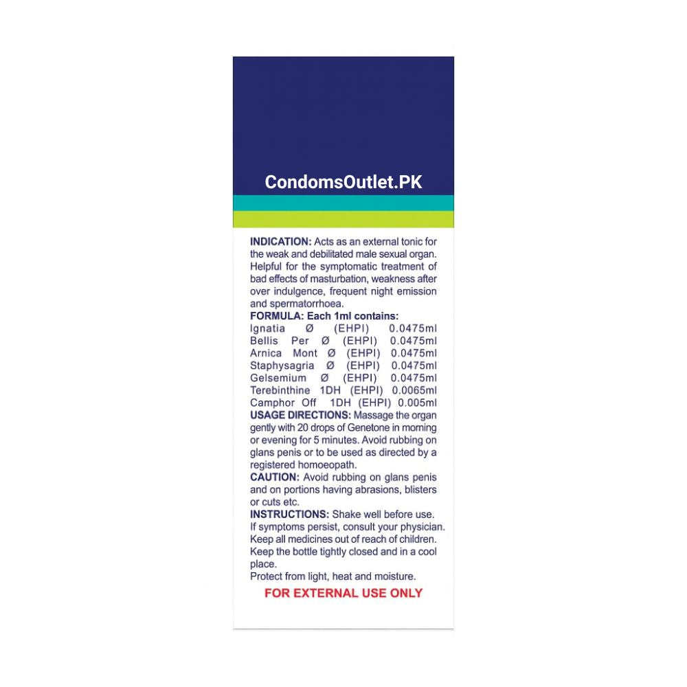 Genetone Oil - 60ml