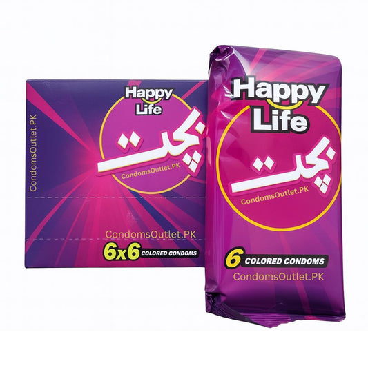 Happy Life Bachat Colored Condoms – 36 Pack