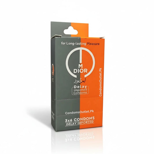 
M Dior Delay Condoms Dispenser - For Lasting Performance - Pack of 18
