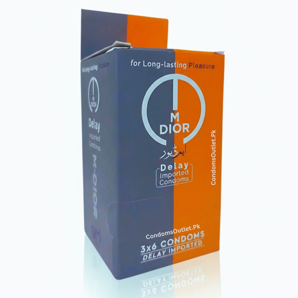 
M Dior Delay Condoms Dispenser - For Lasting Performance - Pack of 18
