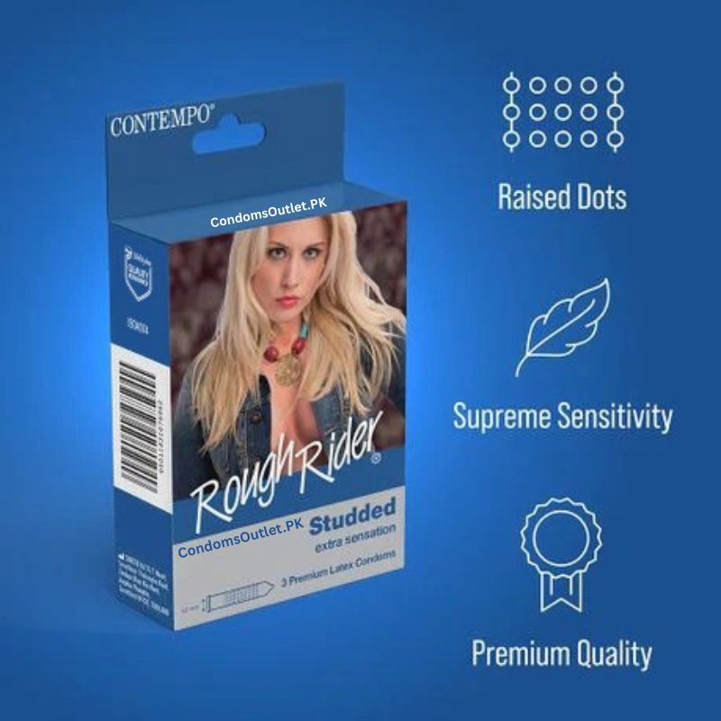 Rough Rider Studded Condoms 3 Pack
