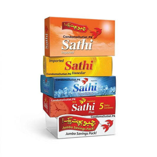 Sathi Condoms Bundle (18 Pack) – All Variants Ultimate Pack