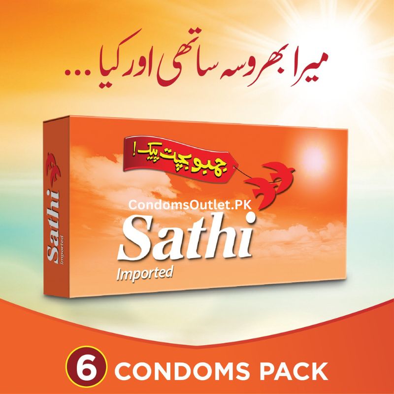 Sathi Condoms (Pack of 6) | Economy Pack | Pakistan's #1 Choice