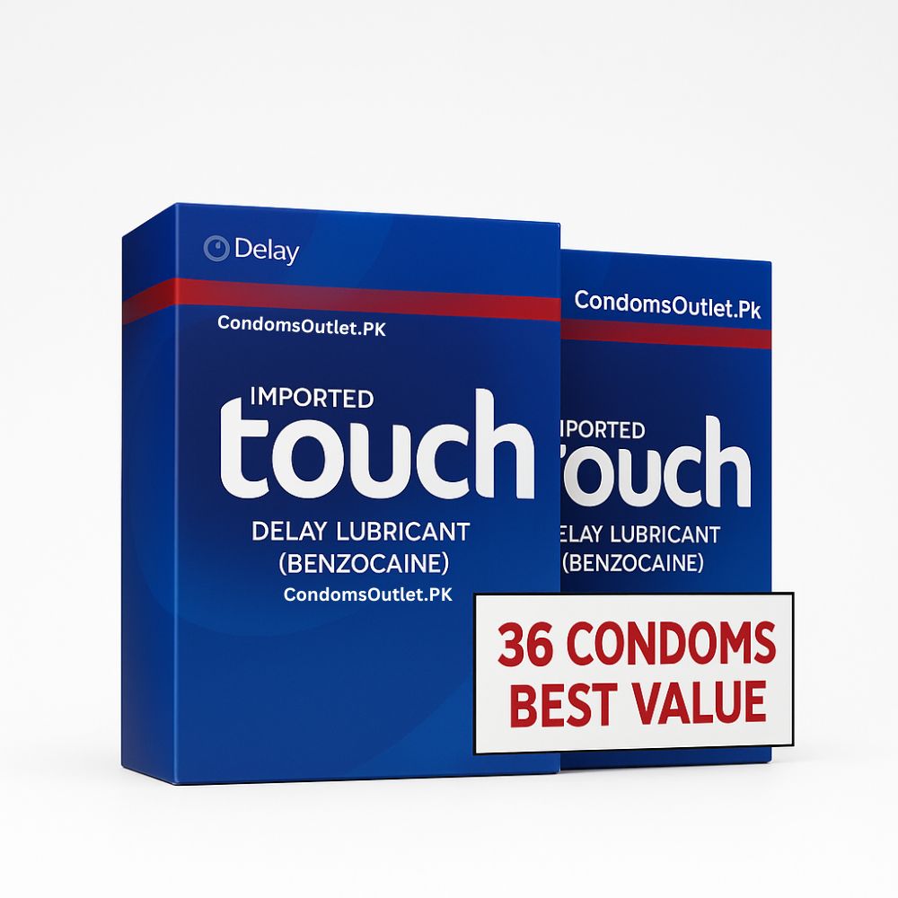 Touch Delay Condoms (40 Pack) – Super Bachat Bundle – Climax Control