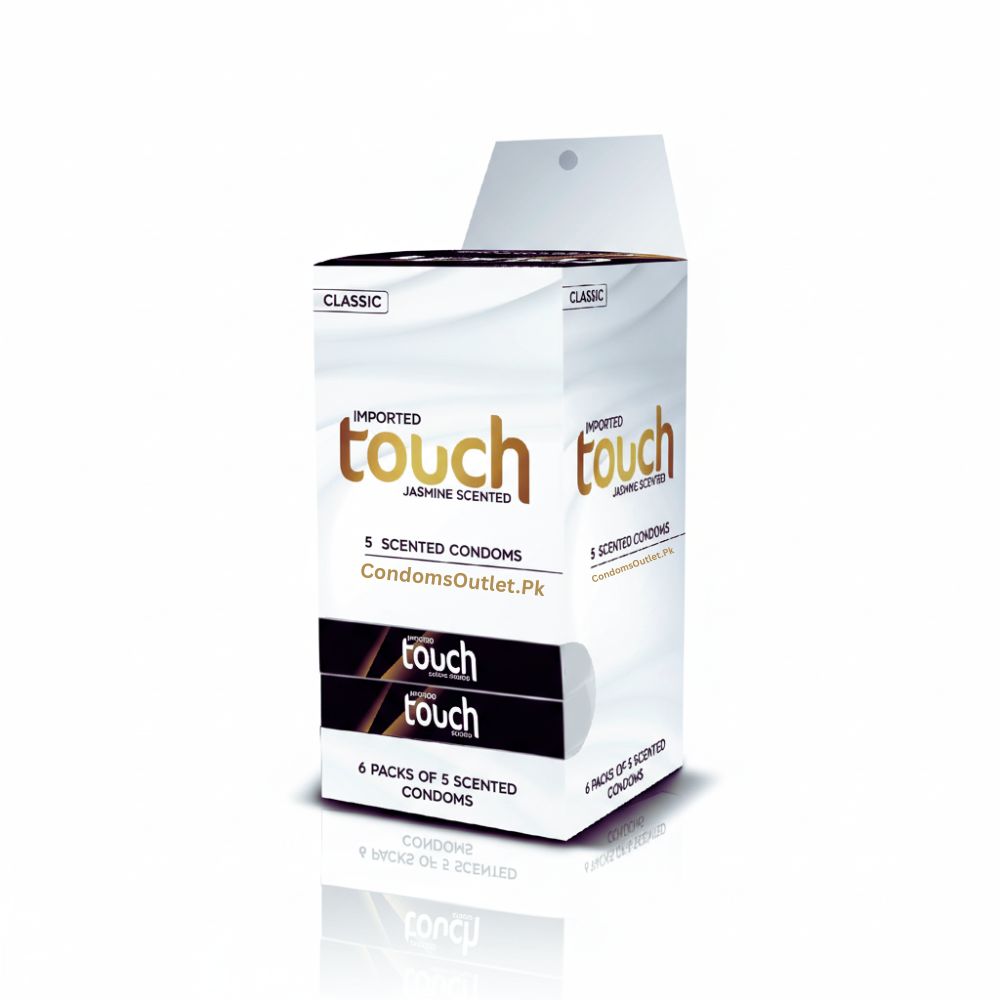 Dispenser box of Touch Classic Jasmine Scented Condoms - Pack of 30


