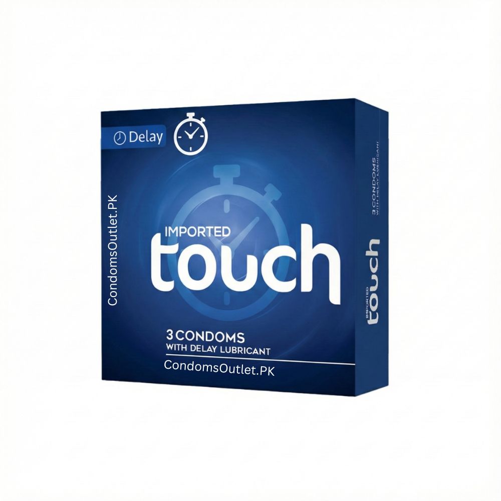 Touch Delay Condoms (Pack of 3) | Extra Timing | Performance Booster