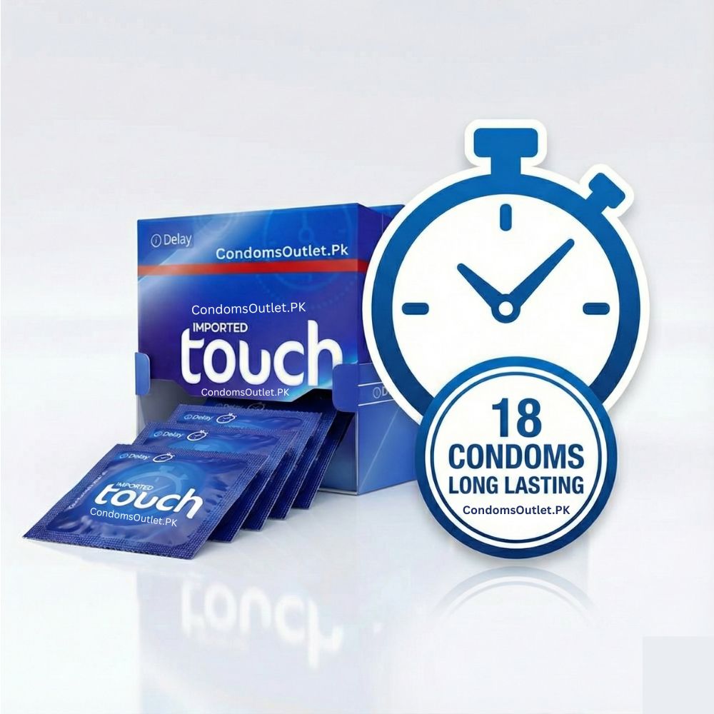 Touch Delay Condoms (18 Pack) | Dispenser Price | CondomsOutlet.pk
