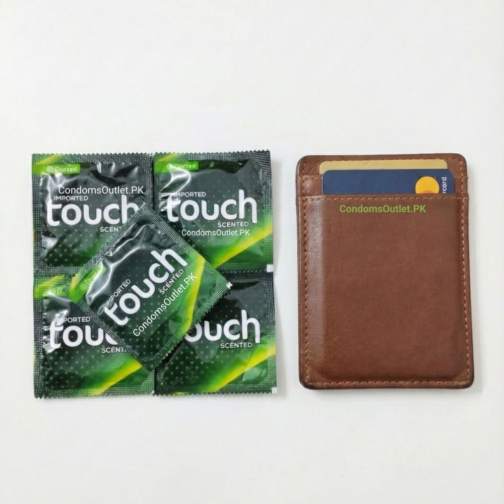 Touch Dotted Condoms (5 Pack) | Slim Wallet Pack | Travel Size