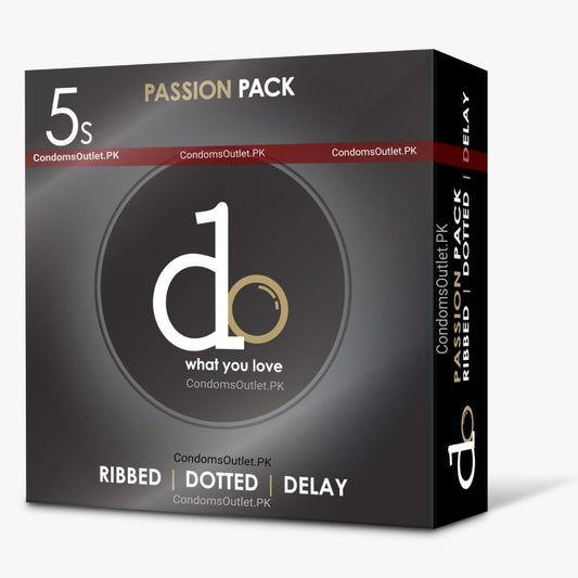 Do 3-in-1 Passion Pack (5 Condoms) | Ribbed, Dotted & Delay