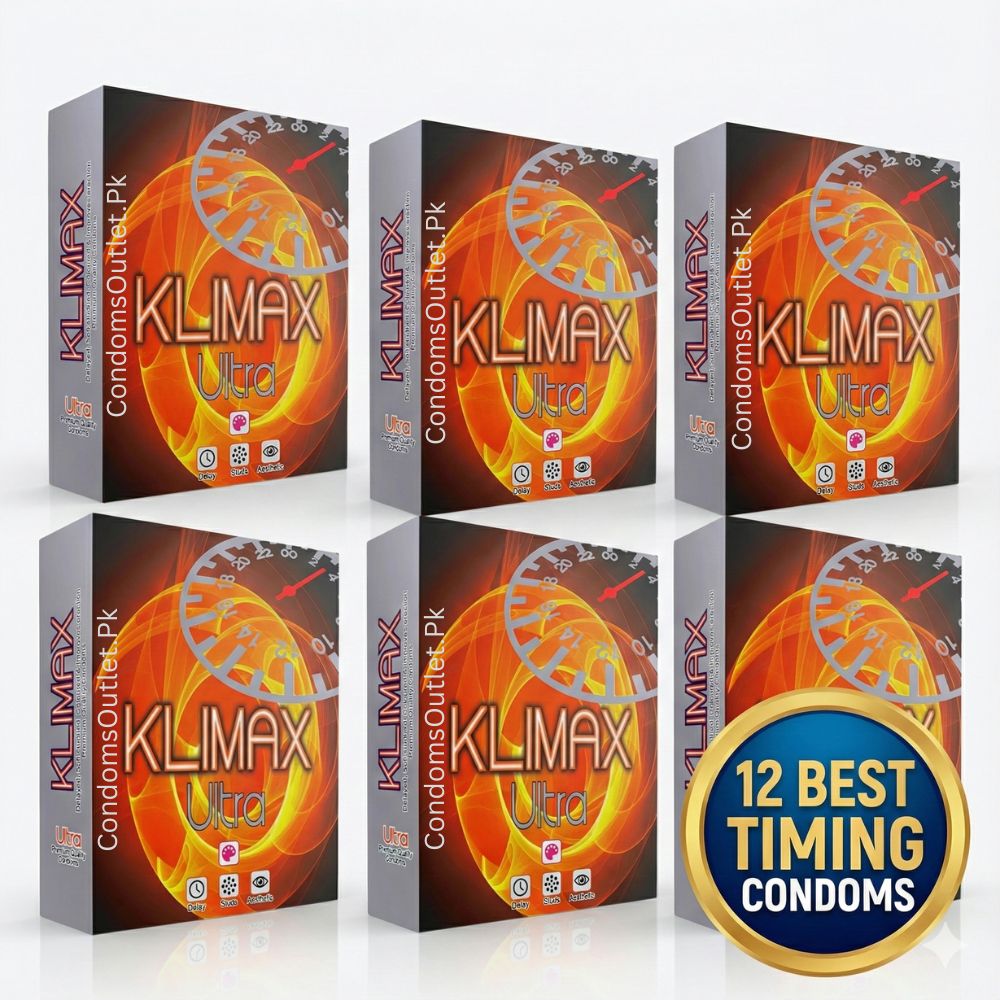 Klimax Ultra (12 Pack) | Coloured, Studded & Delay | Premium Bundle