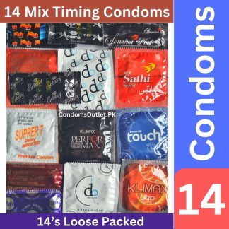 Delay Mix Condoms 14s - CondomsOutlet.Pk
