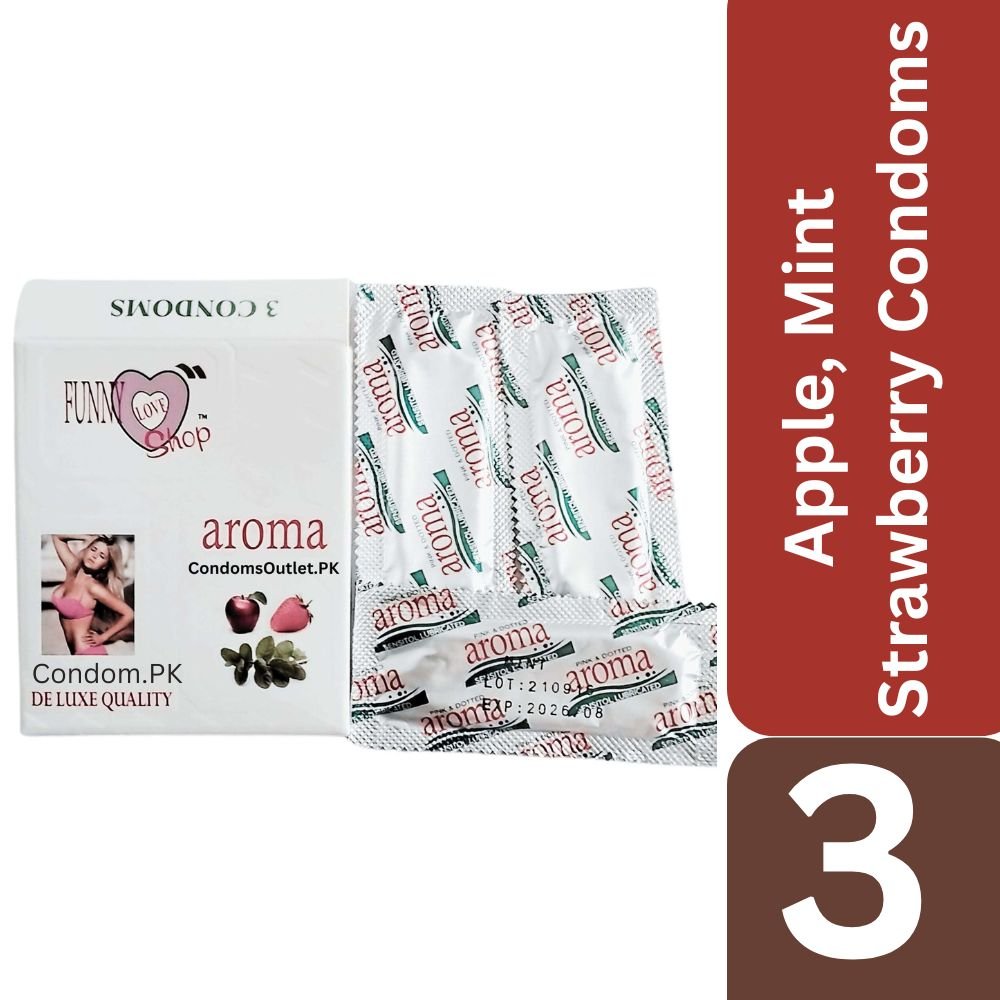Aroma Flavored Dotted Condoms 2 Aroma Flavored Dotted Condoms - Image 2