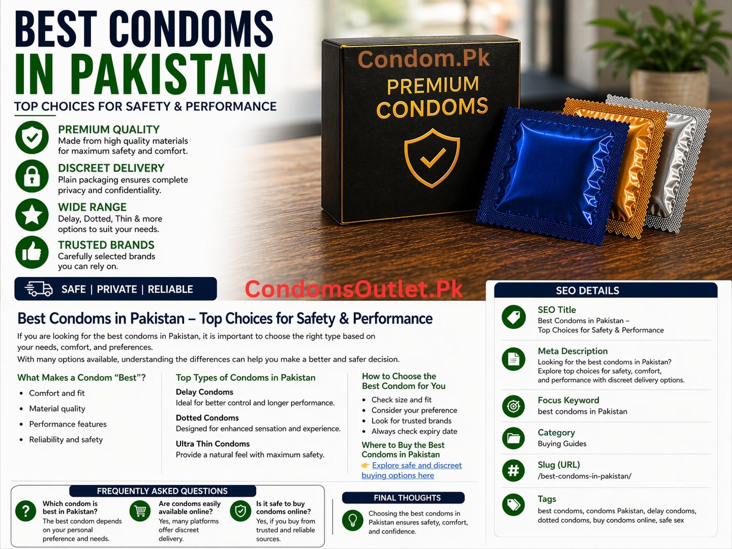 Best Condoms in Pakistan – Top Choices for Safety & Performance 1 best condoms in Pakistan top choices safety performance discreet delivery