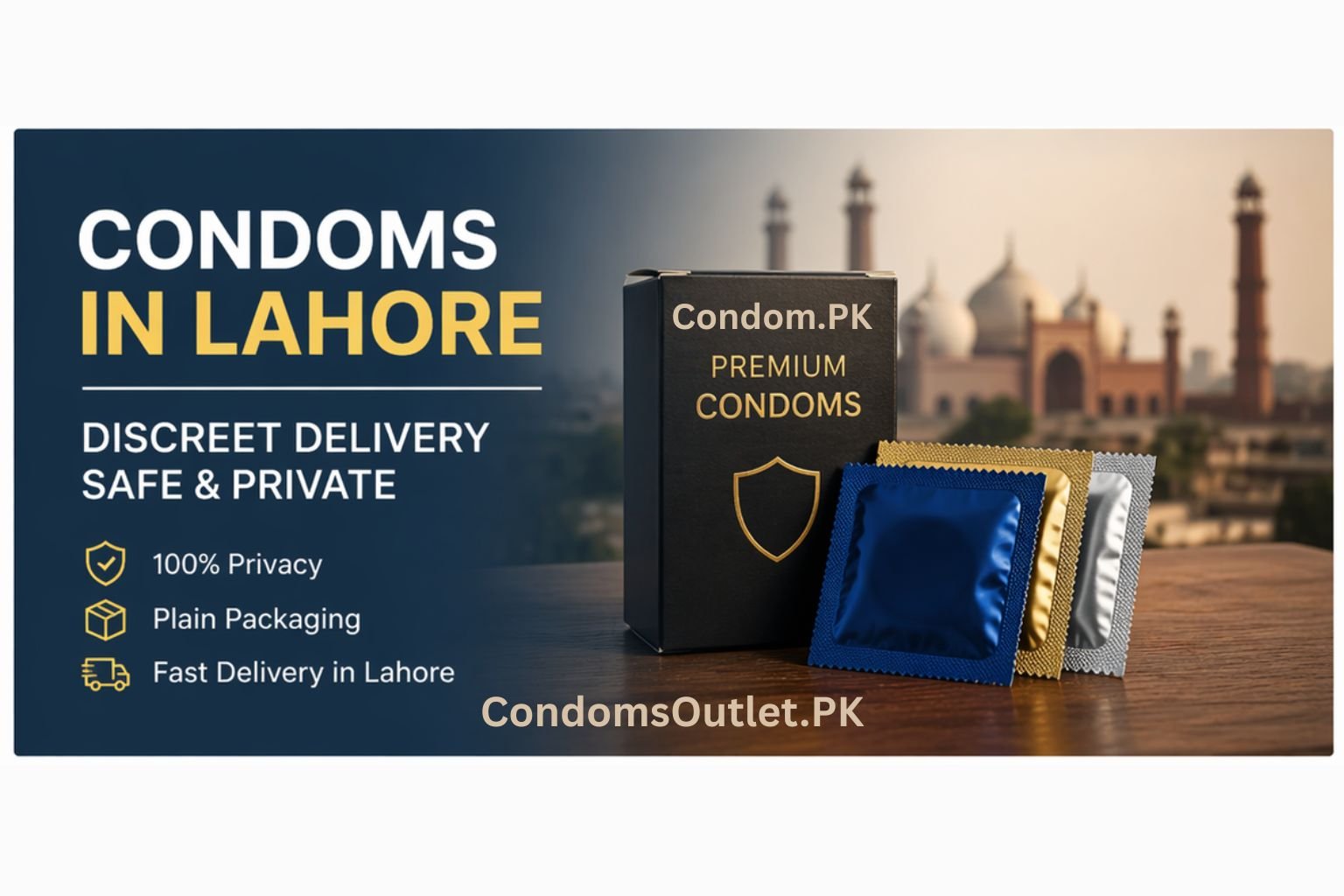 condoms in Lahore discreet delivery private buying guide