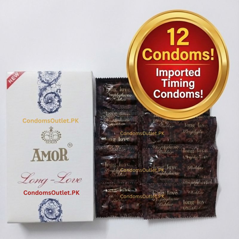 Amor Long Love Condoms - Pack of 12 - Extra Timing